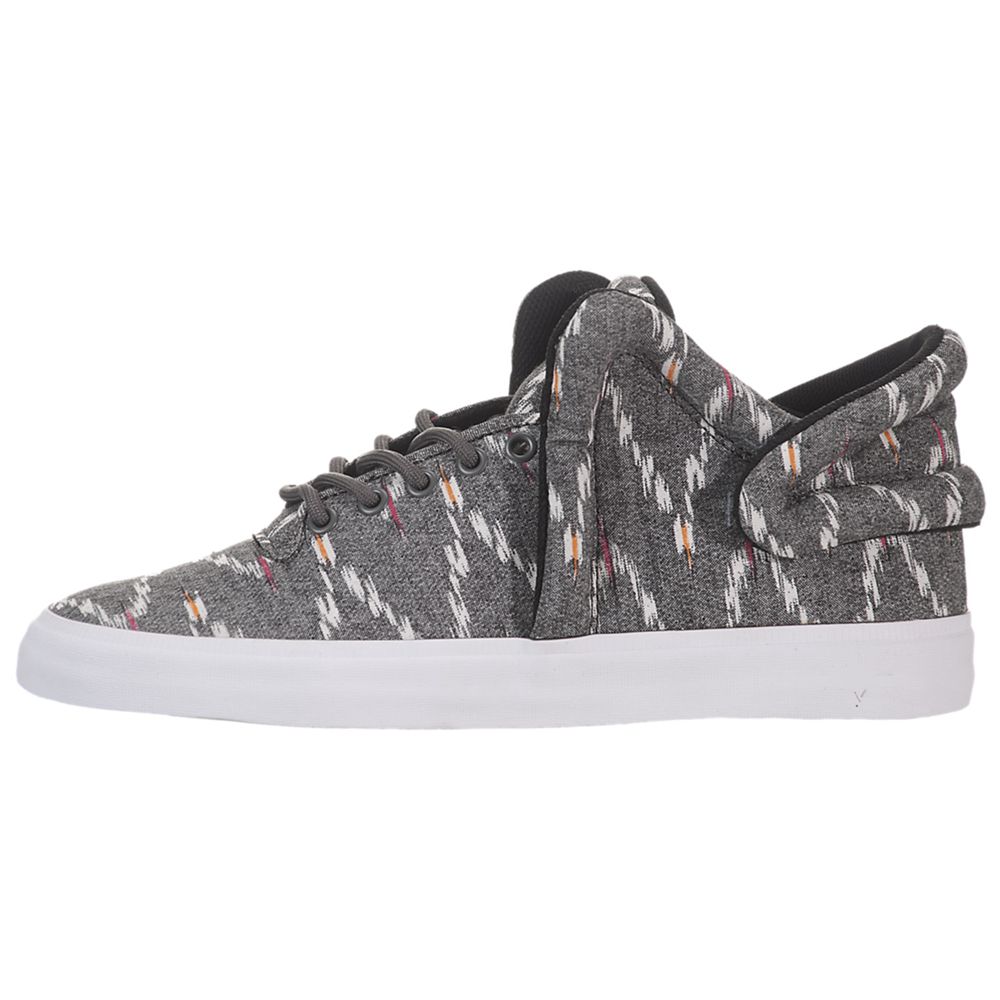 Baskets Supra Falcon Grise Multi/White-White Homme | OVX-96877001